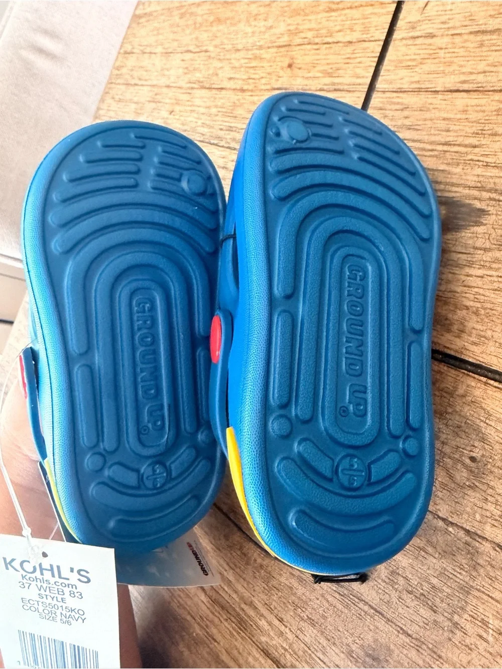 Disney Pixar Toy Story Blue Kids Clogs size 5:6 new